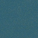 Caselio|Blaue Tapete mit goldenen Punkten|Tapeten