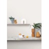 Caselio|Off-white jute effect wallpaper|Raffia Imitation