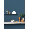 Caselio|Blaue Juteoptik-Tapete|Raffiaimitation