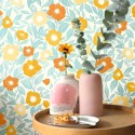 Caselio|Bunte Mohnblumen-Tapete|Tapeten