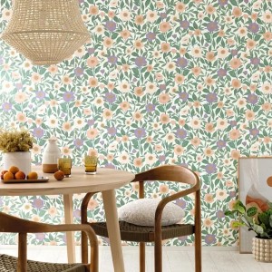 Borastapeter|Wallpaper classic vintage style speckled floral in beige|Wallpaper 2