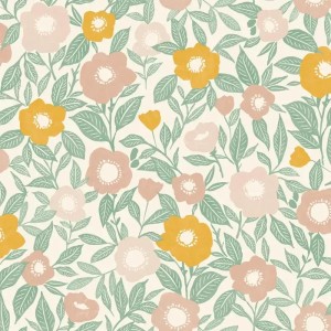 Pip Studio|Romantic bedroom wallpaper with little flowers and birds|Wallpaper
