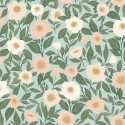 Caselio|Papier peint motif coquelicots vert|Papier Peint