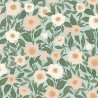 Caselio|Green poppy flower wallpaper|Wallpaper