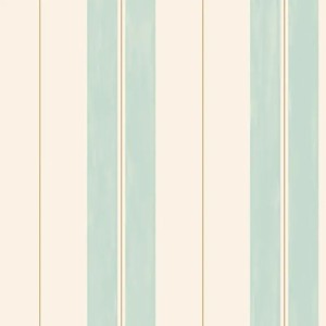 Caselio|Scandinavian white striped wallpaper with gold outline|Stripes