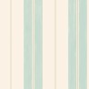 Caselio|Papier peint scandinave rayures vert et or|Rayures