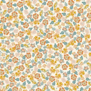 Caselio|Pastel blue country flower wallpaper|Wallpaper