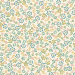 Pip Studio|Papier peint romantique avec fleurs et animaux sur fond marron|Papier Peint
