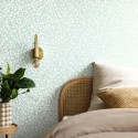 Caselio|Pastel blue country flower wallpaper|Wallpaper
