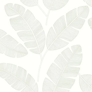 Marburg|Papier peint style arabesque baroque blanc|Minimaliste