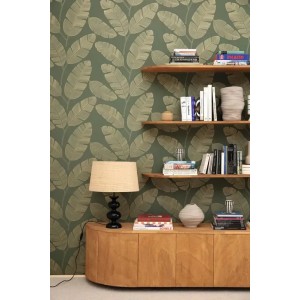 Caselio|Minimalist green banana leaf wallpaper|Minimalist 2