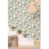 Caselio|Khaki green Hawaiian plant wallpaper|Tropical