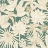 Caselio|Papier peint plantes hawaïennes vert anglais|Tropical