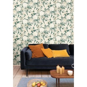 Architects Paper|Nordic style floral wallpaper with brown background|Floral 2