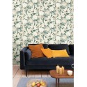 Caselio|Papier peint plantes hawaïennes vert anglais|Tropical
