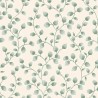 Caselio|Papier peint feuilles d’eucalyptus blanc|Papier Peint
