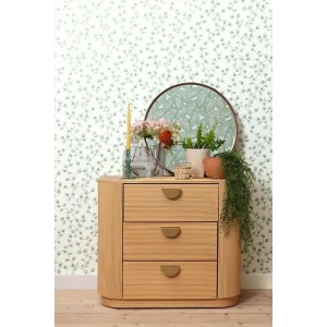 Eijffinger|Papier peint romantique plantes tropicales ocres|Papier Peint 2