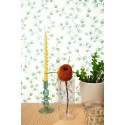 Caselio|White eucalyptus leaf wallpaper|Wallpaper