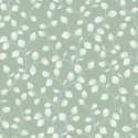 Caselio|Papel pintado hojas minimalistas de eucaliptos verde|Minimalista