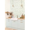 Caselio|Papier peint cuisine branches d’eucalyptus|Papier Peint