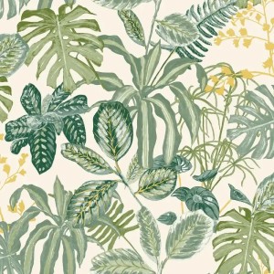 Casadeco|Papier peint effet textile beige avec aspect lin|Papier Peint