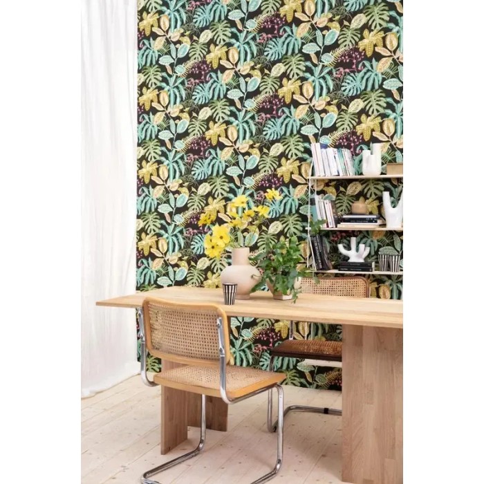 Caselio|Multicolor tropical print wallpaper|Wallpaper