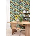 Caselio|Papier peint imprimé tropical multicolore|Papier Peint
