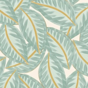 Casadeco|Papier peint automnal avec imprimé de feuilles tons marron|Floral
