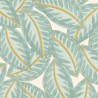 Caselio|Papel pintado hojas grandes verdes, ideal dormitorio|Papel Pintado