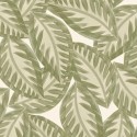 Caselio|Khaki green large leaf print wallpaper|Wallpaper