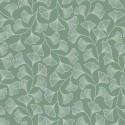 Caselio|Japanese wallpaper with green ginkgo leaves|Modern