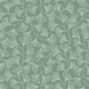 Caselio|Japanese wallpaper with green ginkgo leaves|Modern