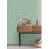 Caselio|Papier peint japonais feuilles de ginkgo vert|Moderne