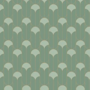 Borastapeter|Papier peint treillis floral style scandinave rustique vert blanc|Art Déco