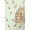 Caselio|Minimalist green and gold bedroom wallpaper|Wallpaper