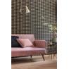 Caselio|Moderne Tapete schwarz gold geometrisch|Modern