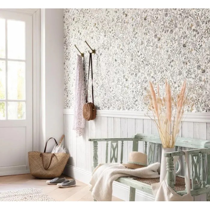 Caselio|Romantic wildflowers wallpaper|Romantic