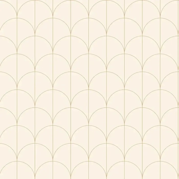 Caselio|Papel pintado estilo art decó blanco y dorado|Art Deco