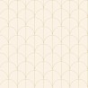 Caselio|Papel pintado estilo art decó blanco y dorado|Art Deco