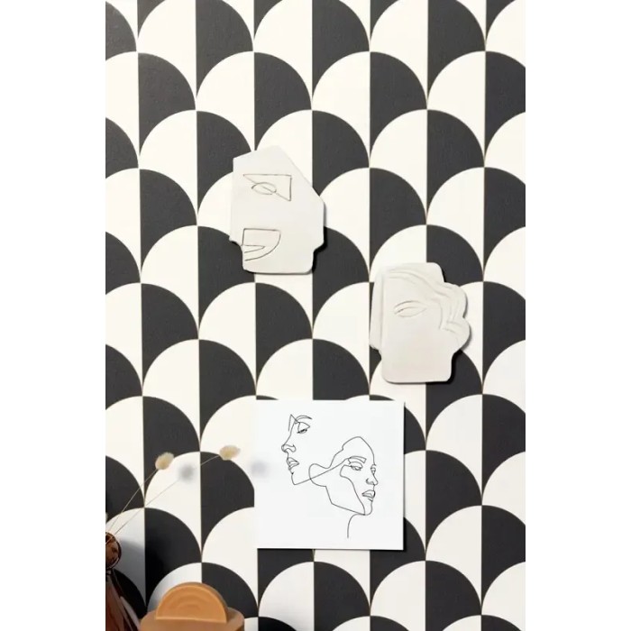 Caselio|Art Deco wallpaper black and white|Art Deco