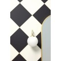 Caselio|Checkerboard wallpaper black and white|Geometric
