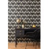 Caselio|Papier peint jaguar et palmiers style art déco|Art Déco