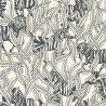 Caselio|Papier peint zèbres africains style ethnique noir et blanc|Ethnique