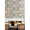 Caselio|Ethnic African zebra wallpaper black and gold|Ethnic