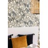 Caselio|Ethnic African zebra wallpaper black and gold|Ethnic