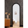 Caselio|Modern floral wallpaper white and gold|Modern