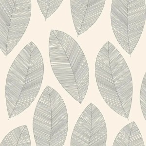 Caselio|Papier peint fleurs style moderne blanc et or|Moderne