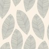 Caselio|Papier peint floral grandes feuilles noir et blanc|Minimaliste