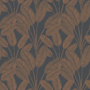 Caselio|Papier peint fleurs style moderne blanc et or|Moderne