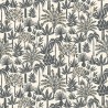 Caselio|Papier peint palmiers tropicaux noir et blanc|Figuratif